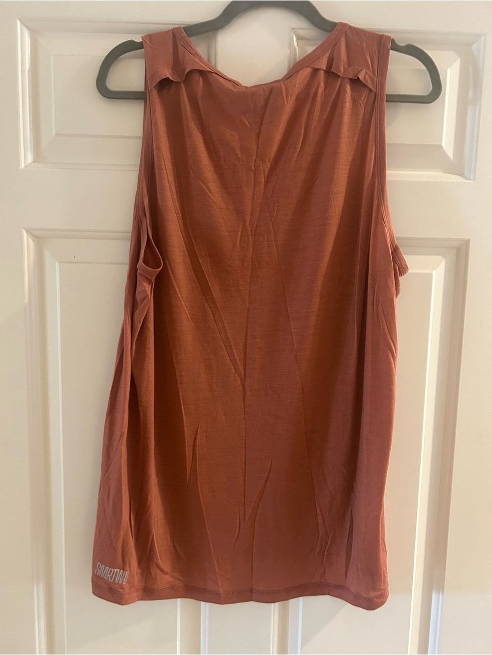 Smartwool Women's Sleeveless Tank Top in Rust - Picture 2 of 3